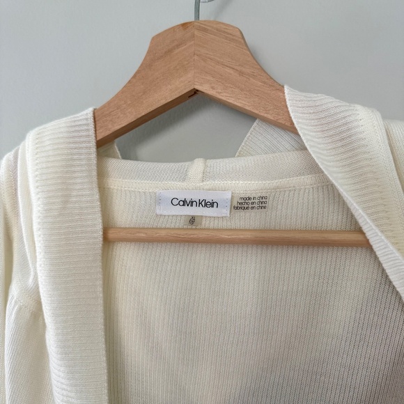 Calvin Klein Off-White‎ Lightweight Cardigan - Picture 9 of 11